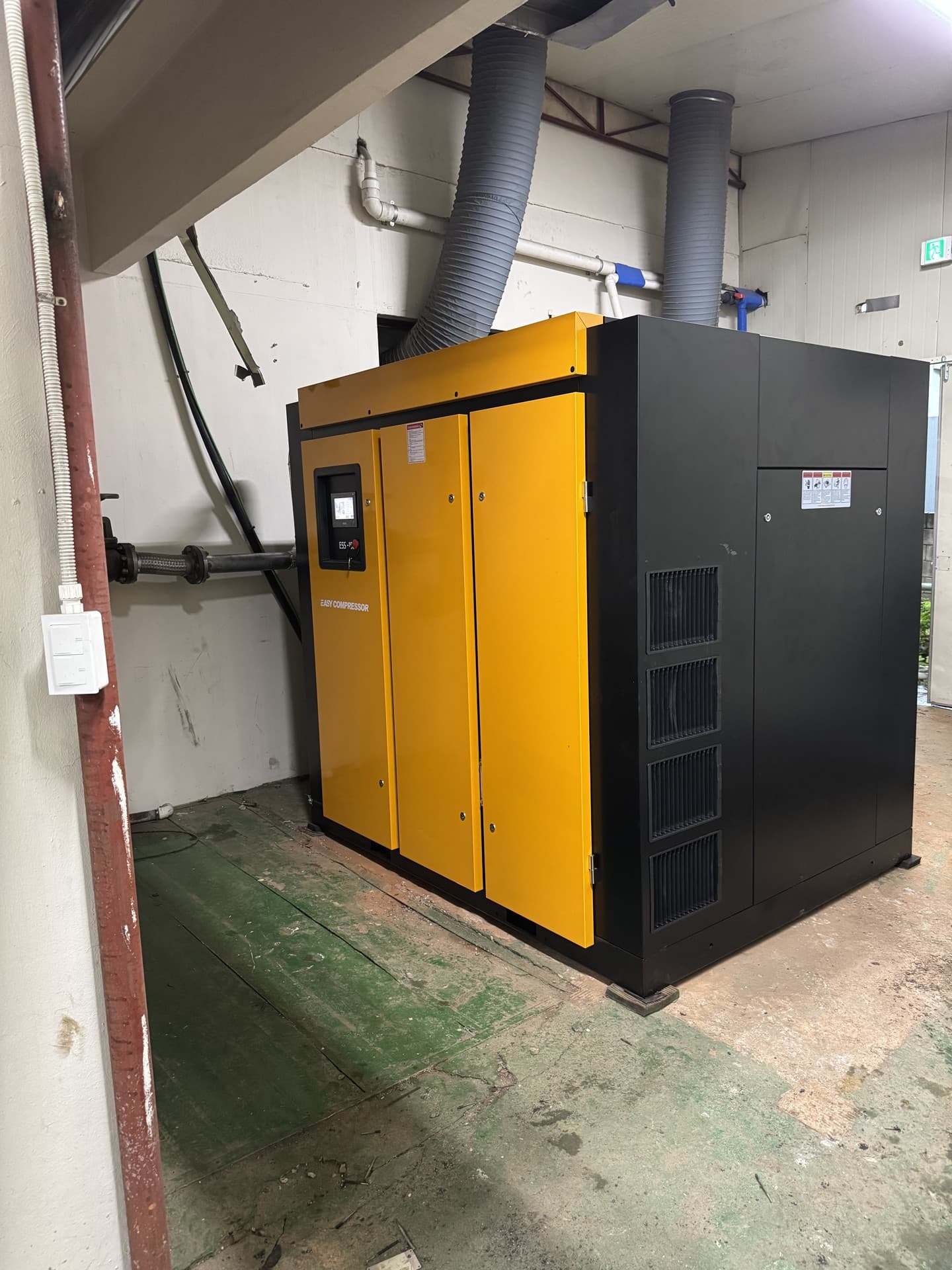 경기도 김포시 자동차부품 현장의 150HP 콤프레셔